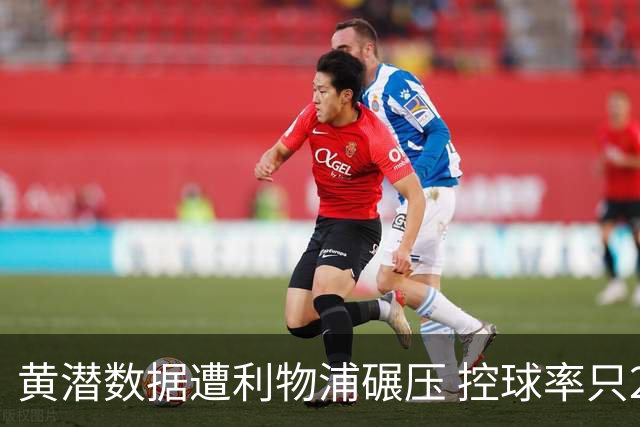 黄潜数据遭利物浦碾压 控球率只27%射门也只1次